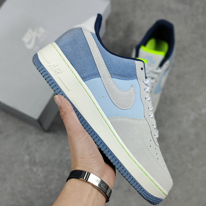 Air Force 1 Low AF1 Running Shoes-Blue/Gray-9851030