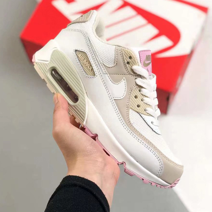 Retro AIR MAX 90 PRM Running Shoes-Khkai/White-5477946