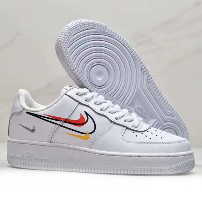 Air Force 1 AF1 Running Shoes-White/Black-5463032