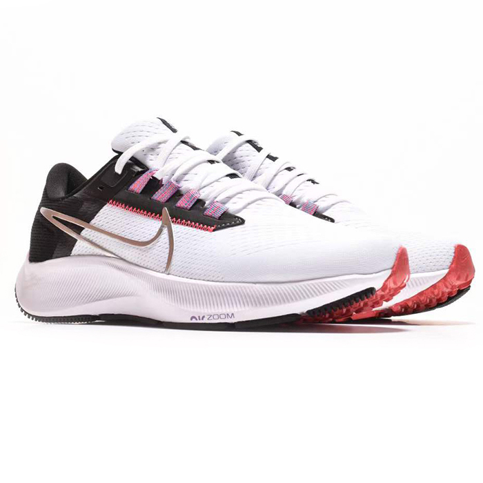 Air Zoom Pegasus 38 Running Shoes-White/Black-3687525