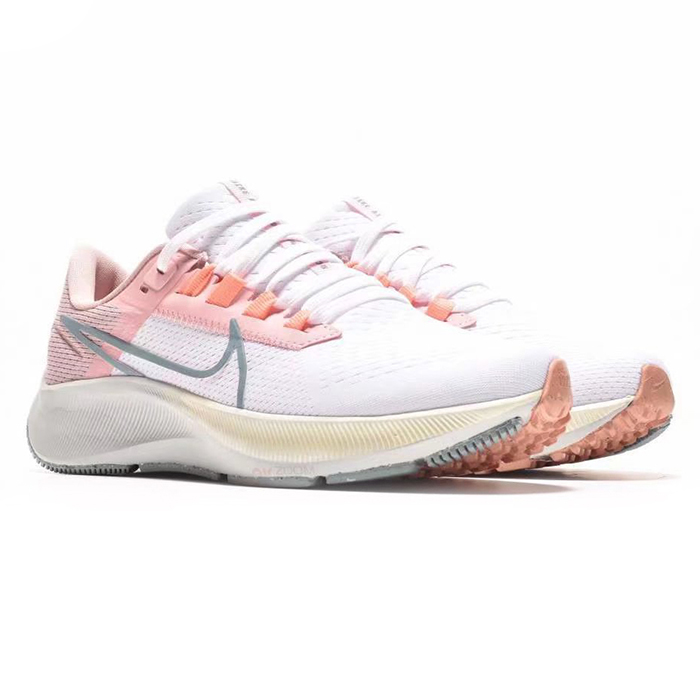 Air Zoom Pegasus 38 Running Shoes-White/Pink-2662762