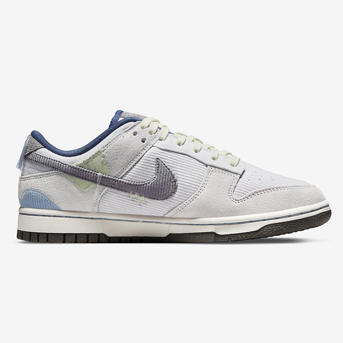 SB Dunk Low“Bright Side”Running Shoes-Light Gray-8349535