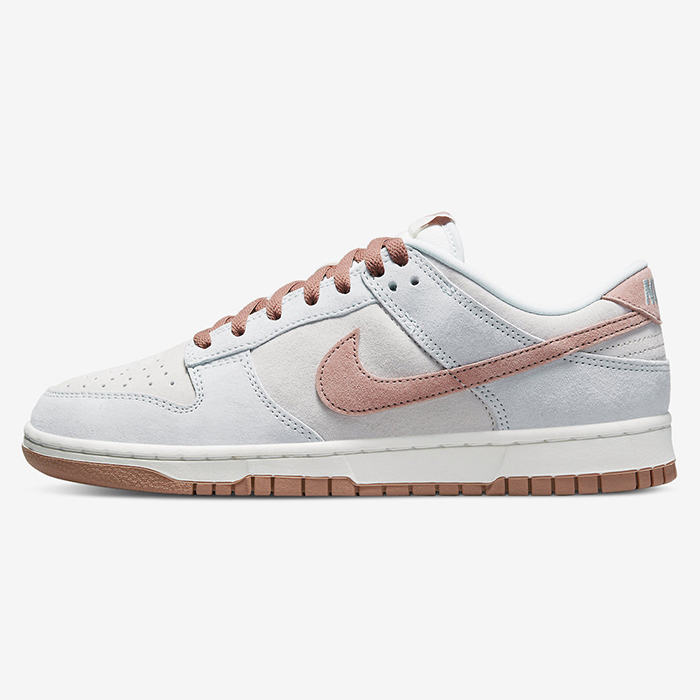 SB Dunk Low“Fossil Rose”Running Shoes-Gray/Rose Gold-6428596