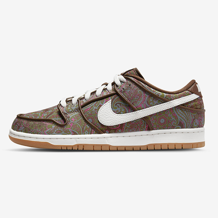 SB Dunk Low“Paisley”Running Shoes-Borwn/White-4936055