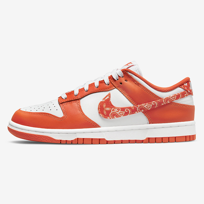 SB Dunk Low“Orange Paisley”Running Shoes-Orange/White-9433531