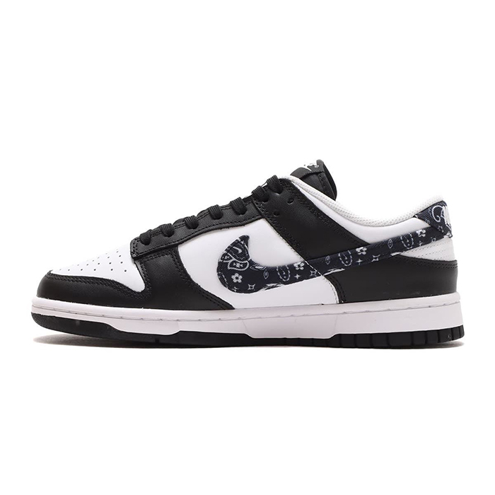 SB Dunk Low“Green Paisley”Running Shoes-Black/White-6211630