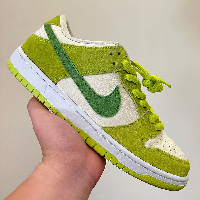 SB Dunk Low“Green Apple”Running Shoes-Green/White-4095949