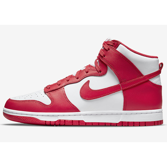 SB Dunk Low High“University Red”Running Shoes-White/Red-9994578