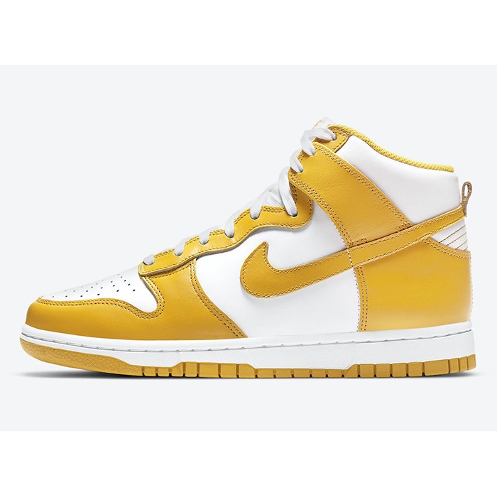 SB Dunk Low High“Dark Sulfur”Running Shoes-White/Yellow-8476658