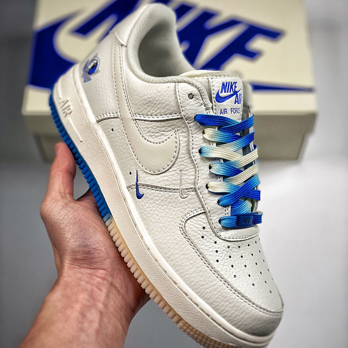 Air Force 1 AF1 Low '07 Running Shoes-White/Blue-9699452