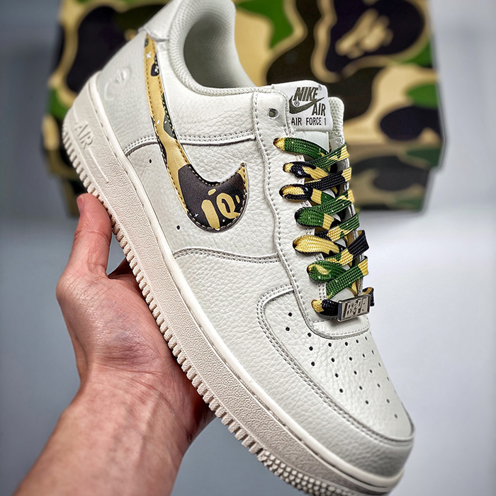 Air Force 1 AF1 Low '07 Running Shoes-White/Camouflage-9776545