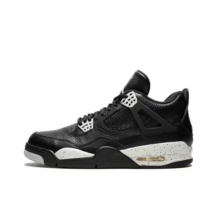 Air Jordan 4 AJ4 Retro High Running Shoes-Black/White-9979697