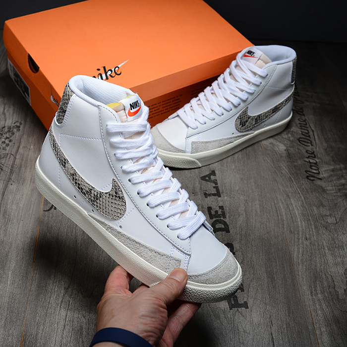 SB Dunk BLAZER High Running Shoes-White/Gray-3197577