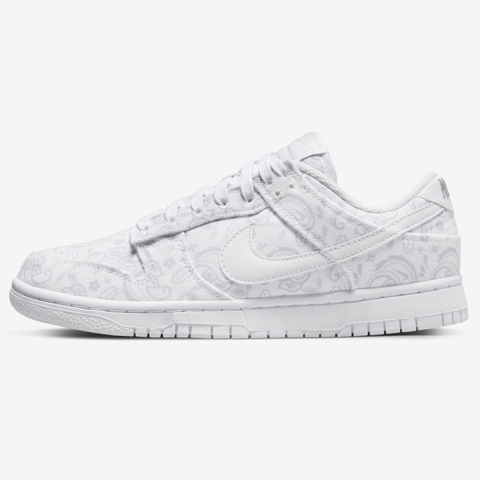 Dunk Low“White Paisley” Running Shoes-Gray/White-8833934