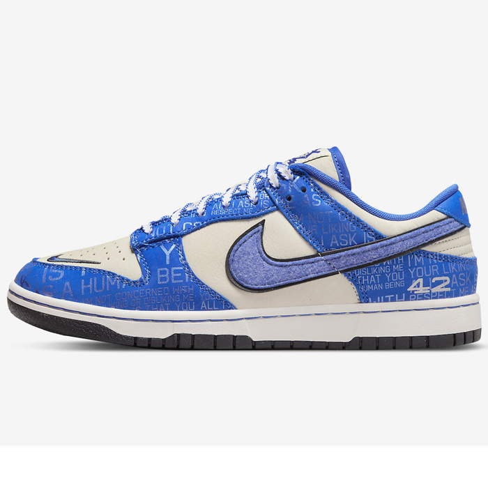 Dunk Low“Jackie Robinson” Running Shoes-Blue/White-4733383