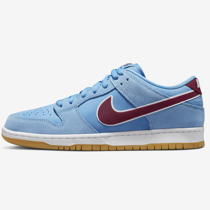 SB Dunk Low“Phillies”Running Shoes-Blue/Wine Red-3850521