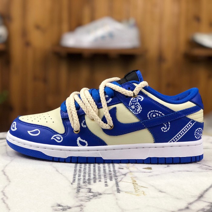 SB Dunk Low Retro＂ Hyper Cobalt ＂Running Shoes-White/Blue-269846