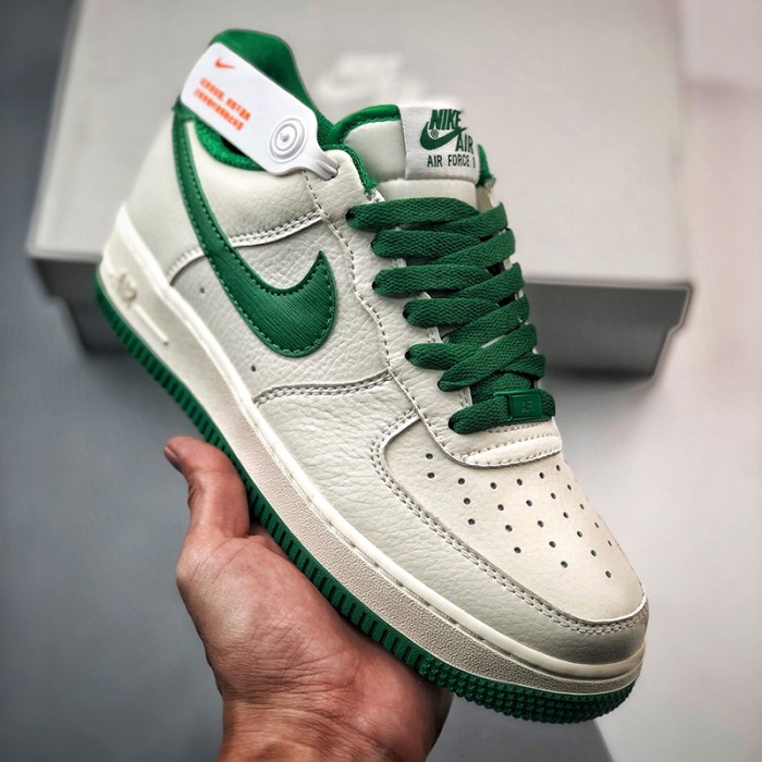 Air Force 1 AF1 Low Running Shoes-White/Green-531621