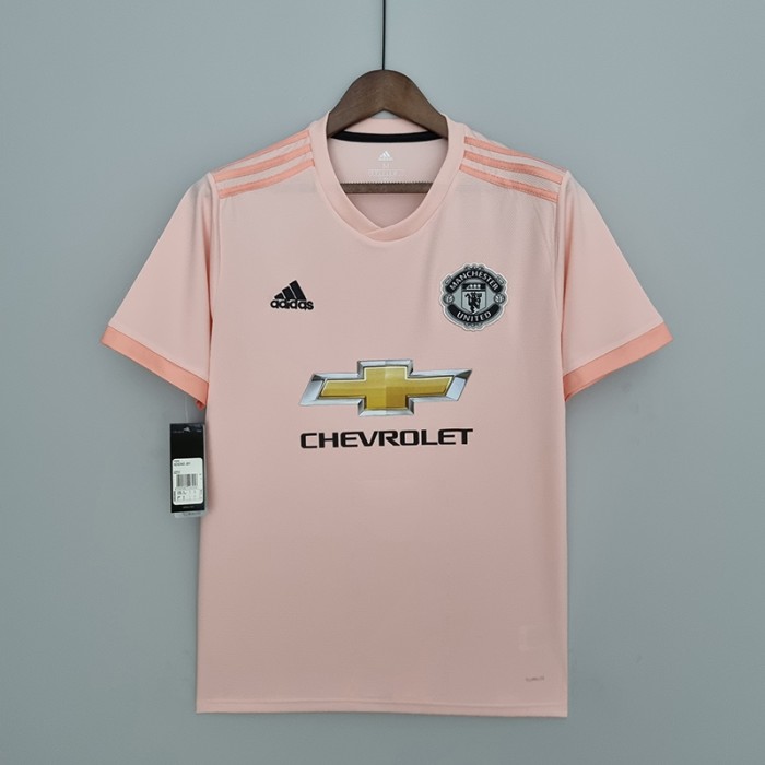 Retro 18/19 Manchester United M-U away Jersey version short sleeve-6316657