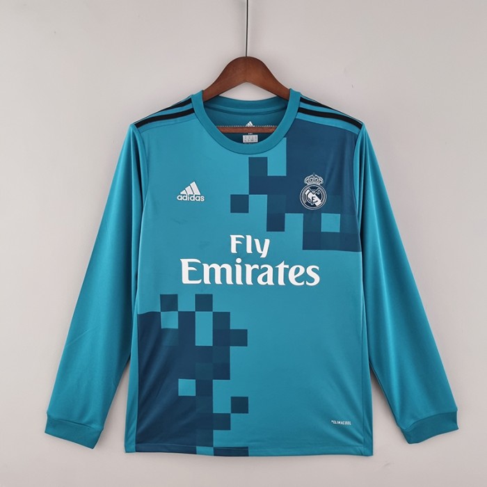 Retro Real Madrid 17/18 long sleeve third away Jersey version Long sleeve-2414706