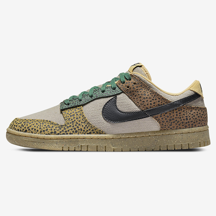 SB Dunk Low“Safari”Running Shoes-Brown/Gray-6532942