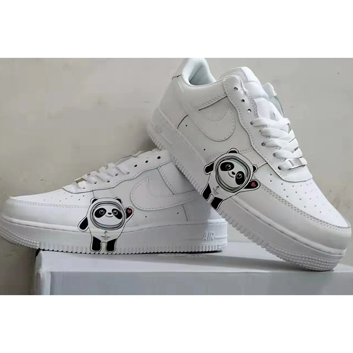 2022 Winter Olympics Air Force 1 Low AF1 Running Shoes-White/Black-1939504