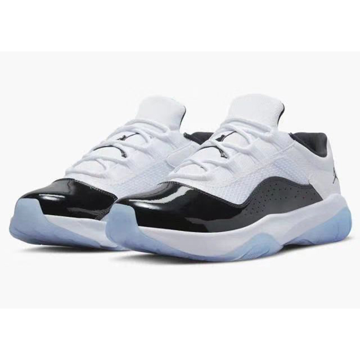 Air Jordan 11 AJ11 LOW Running Shoes-White/Black-3162426