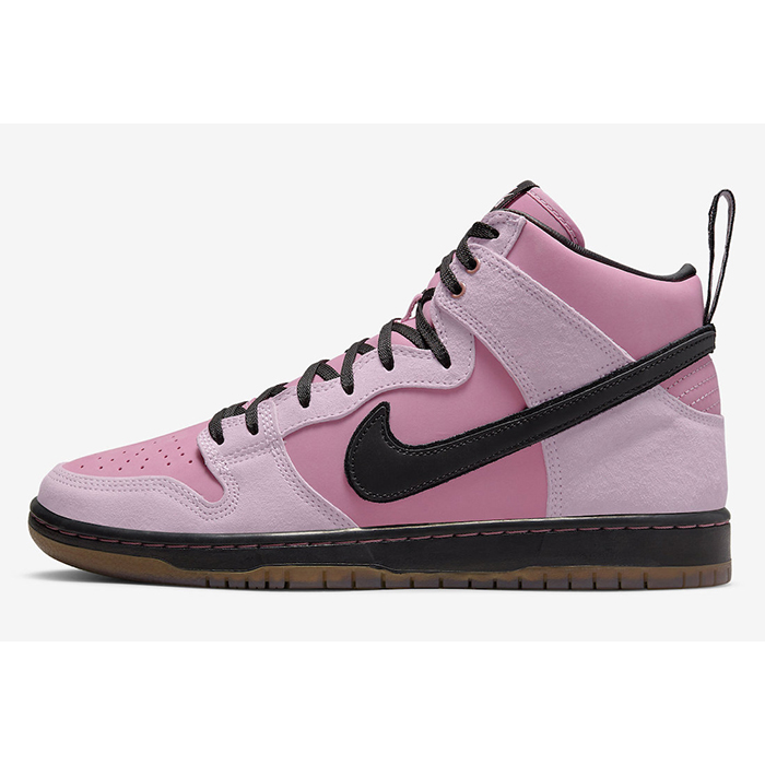 KCDC x SB Dunk High 20th Anniversary Running Shoes-Pink/Black-3084753