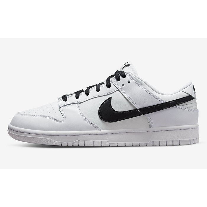 SB Dunk Low Running Shoes-White/Black-7961170