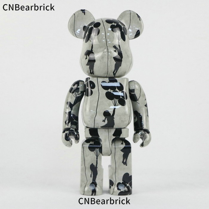 Bearbrick Banksy Balloon Girl Building Block Bear 400% 28CM Tide Play ...