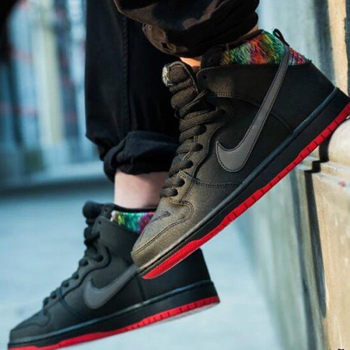 Dunk High SB Gasparilla spot High Running Shoes-Black/Red-3250074