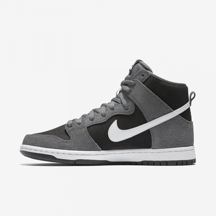 SB Dunk High Running Shoes-Grey/Black-8382553