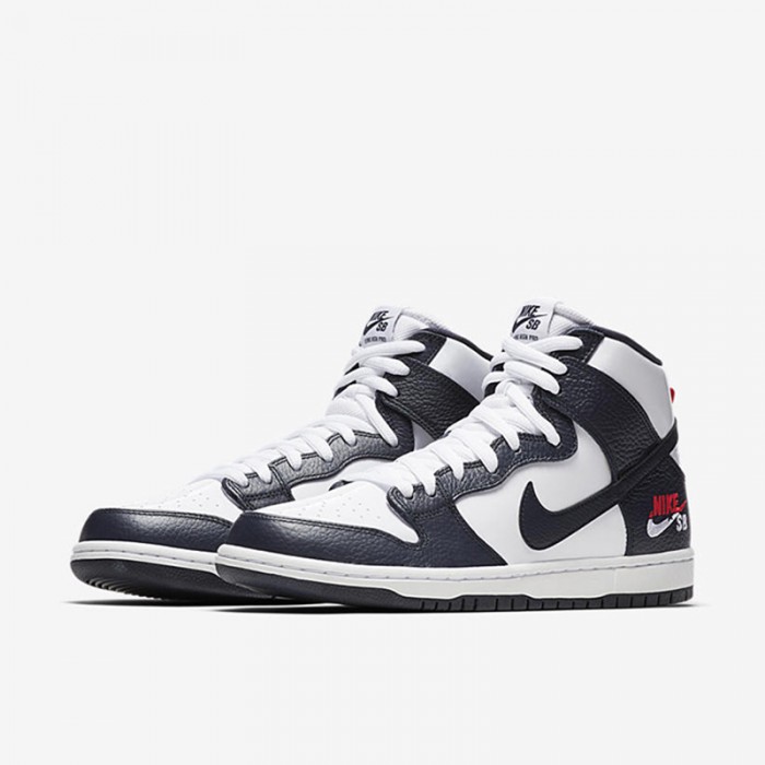 SB ZOOM DUNK HI PRO“OBSIDIAN & WHITE”High Running Shoes-White/Black-3942952