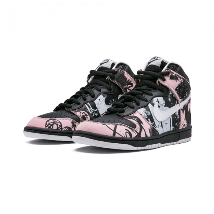 SB Dunk High pro SB ”unkle“ High Running Shoes-Pink/Black-4347723