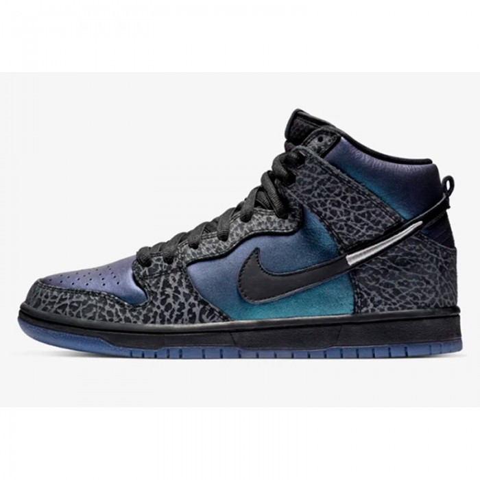 Black Sheep X SB Dunk High“Black Hornet” High Running Shoes-Black/Green-4367726