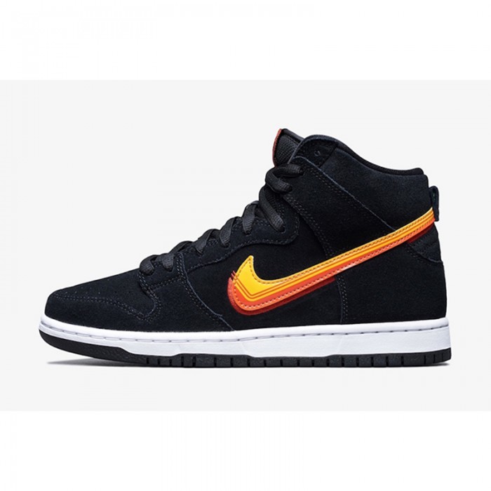 SB Dunk High Truck It Pack High Running Shoes-Black/Orange-239242