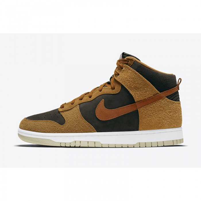 SB Dunk High“Dark Curry”Running Shoes-Khkai/Brown-7096739