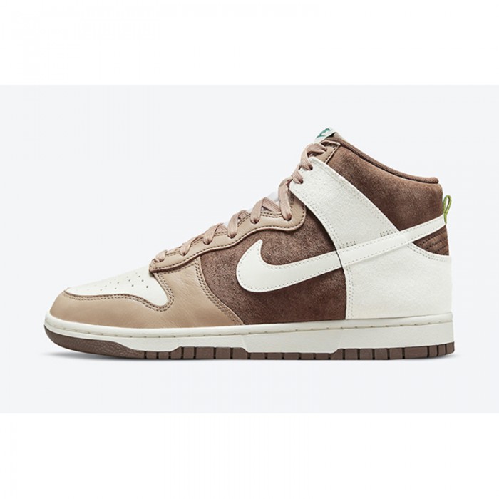 SB Dunk High“Light Chocolate”High Running Shoes-Khkai/White-6656263