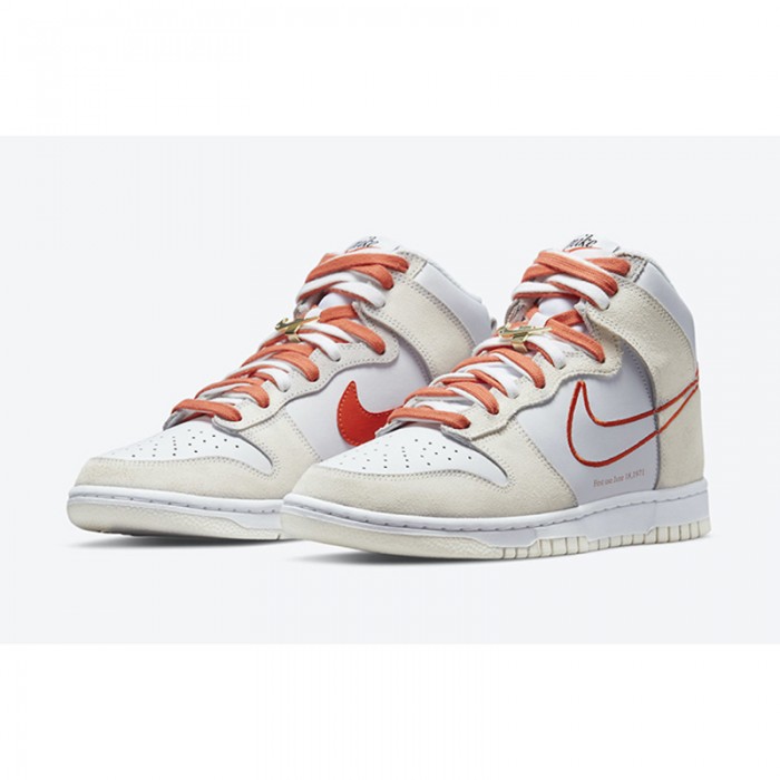 SB Dunk High“First Use”High Running Shoes-White/Red-2498816