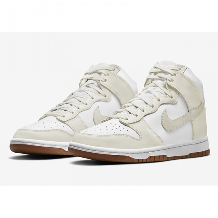 SB Dunk High WMNS“Sail Gum”High Running Shoes-Light Grey/White-9245013