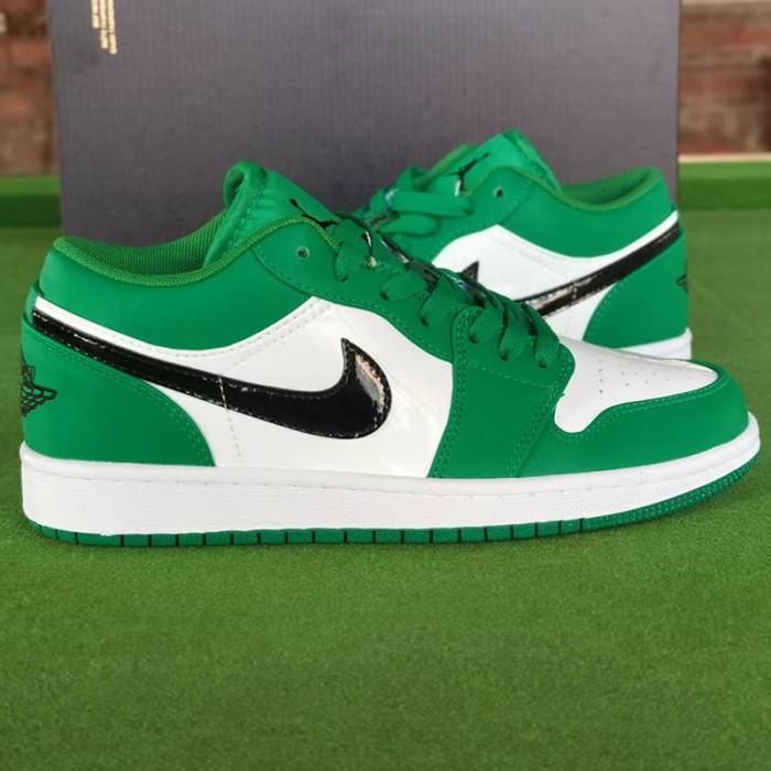 Air Jordan 1 AJ1 Running Shoes-Green/White-2754212