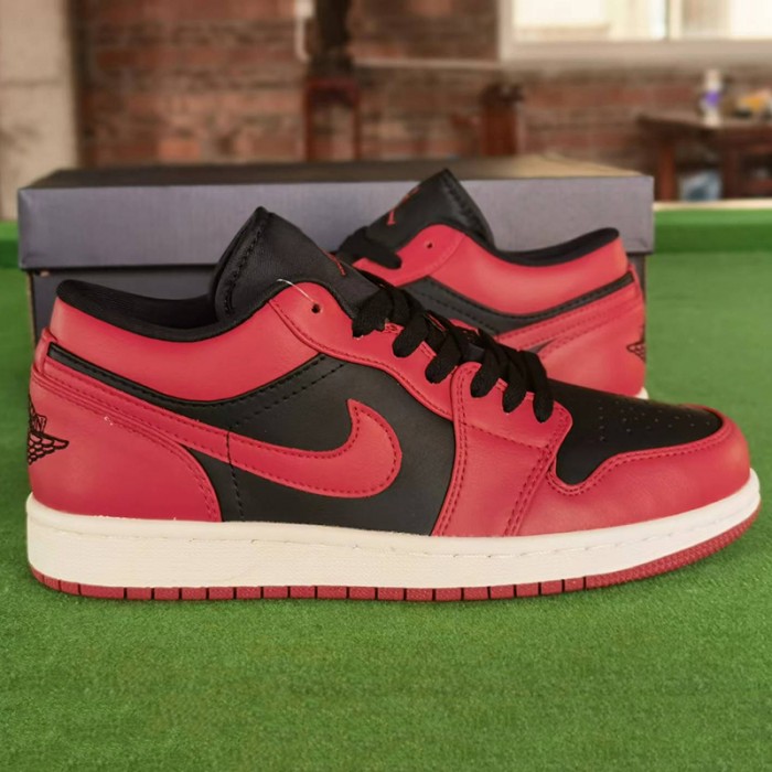 Air Jordan 1 AJ1 Running Shoes-Red/Black-1961668