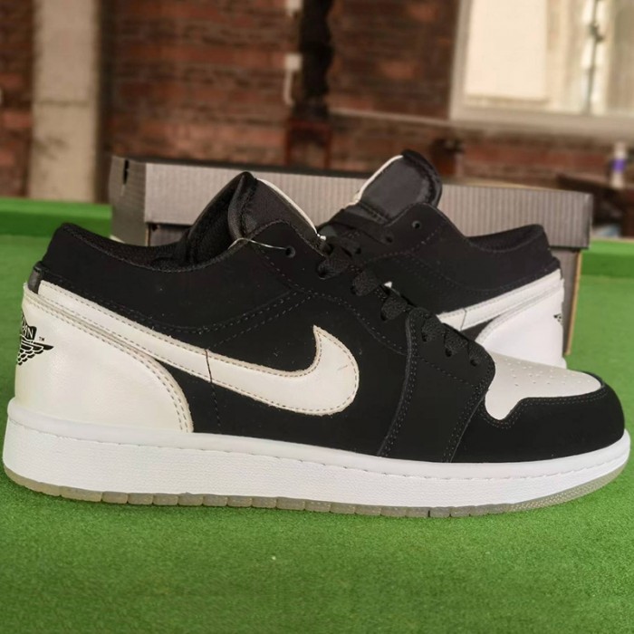 Air Jordan 1 AJ1 Running Shoes-Black/White-4875696