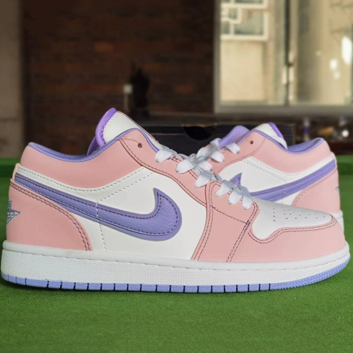 Air Jordan 1 AJ1 Women Running Shoes-Pink/White-2358657