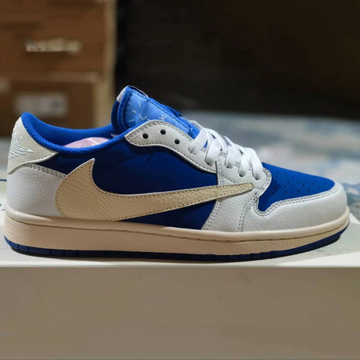 Air Jordan 1 AJ1 TN Running Shoes-Blue/White-8694370