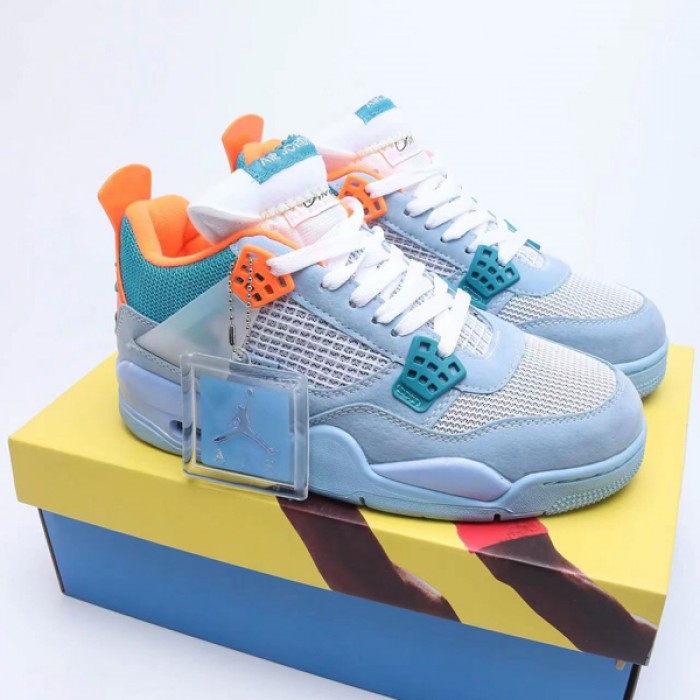 Air Jordan 4 AJ4 High Running Shoes-Sky Blue-7304965