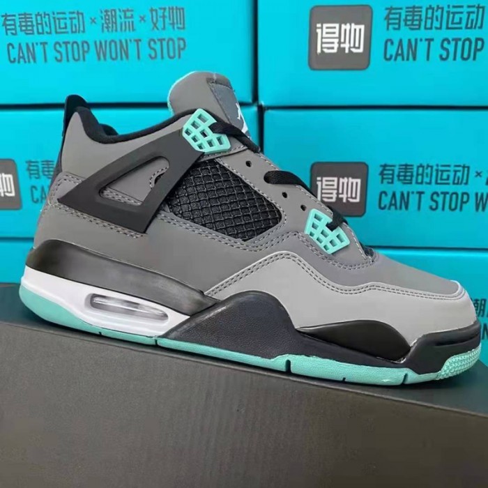 Air Jordan 4 AJ4 High Running Shoes-Dark Grey-7695609