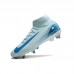 Air Zoom Mercurial Superfly 16 Elite XXV SG Soccer Shoes-Blue/White-8971214