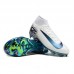 Air Zoom Mercurial Superfly IX Elite FG Soccer Shoes-White/Blue-9227627