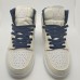 Air Jordan 1 Low AJ1 High Running Shoes-White/Nvay Blue-3896737